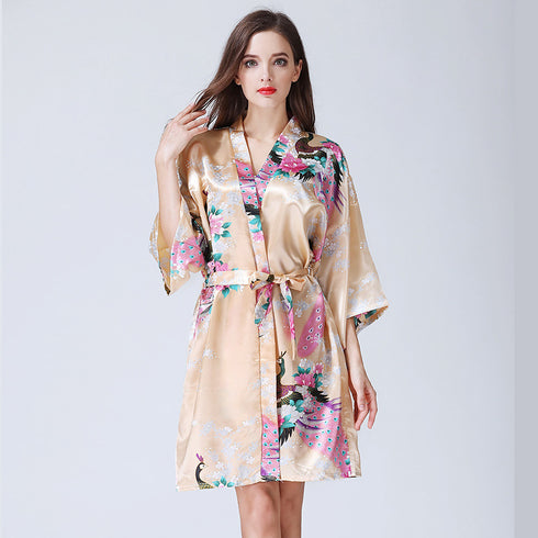 Sexy nightgown bathrobe home service - ROUTINE FASHION